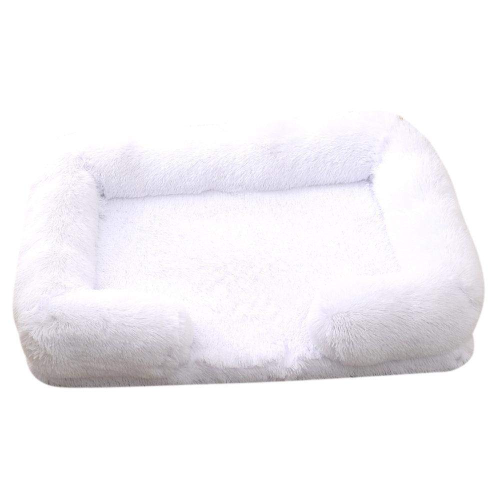 Plush Round Pet Bed Dog Bed