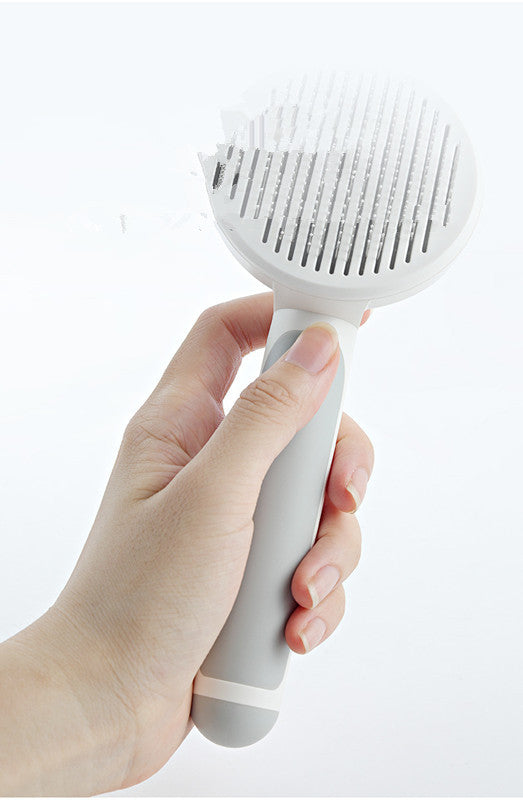 round head pet grooming comb