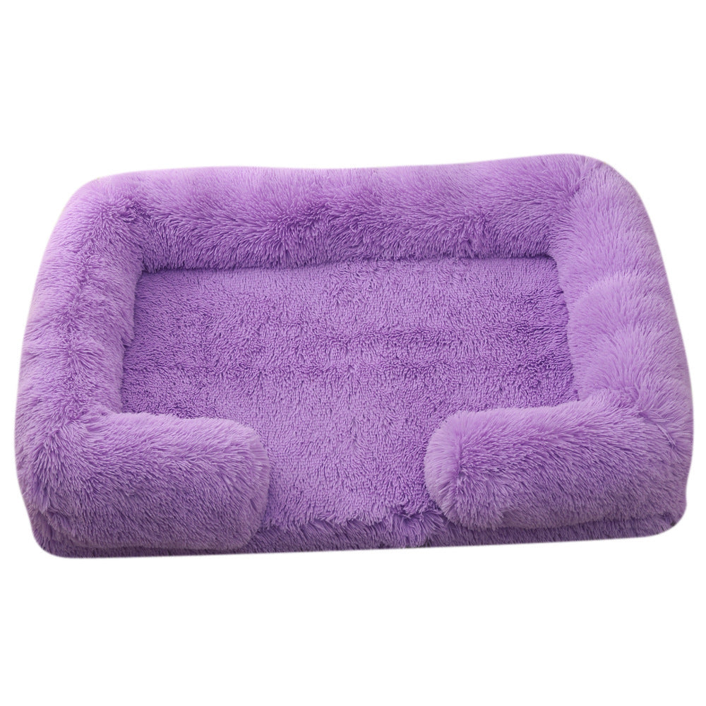 Plush Round Pet Bed Dog Bed