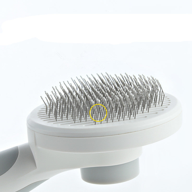 round head pet grooming comb