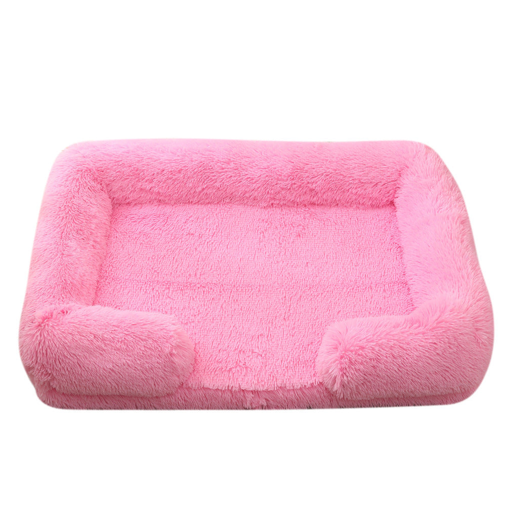 Plush Round Pet Bed Dog Bed