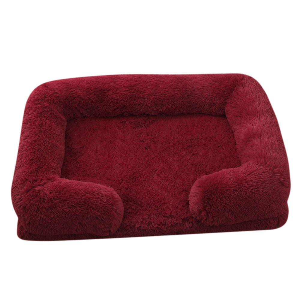 Plush Round Pet Bed Dog Bed