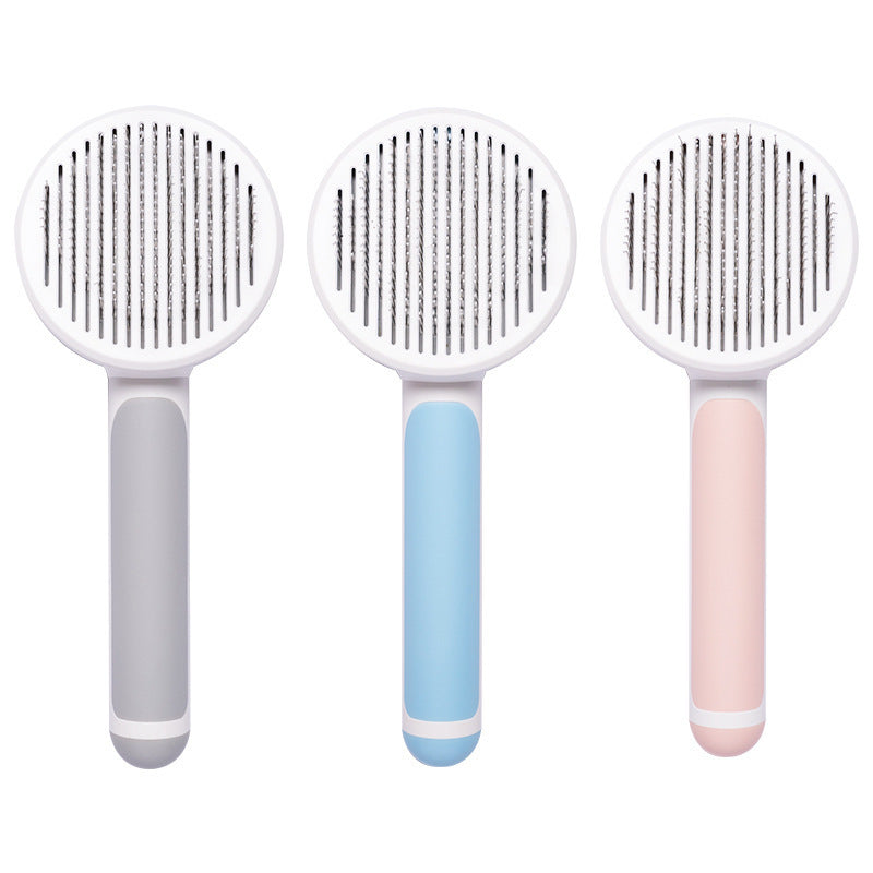 round head pet grooming comb
