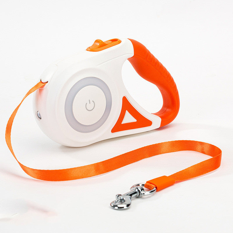 automatic retractable lighted stylish pet collar