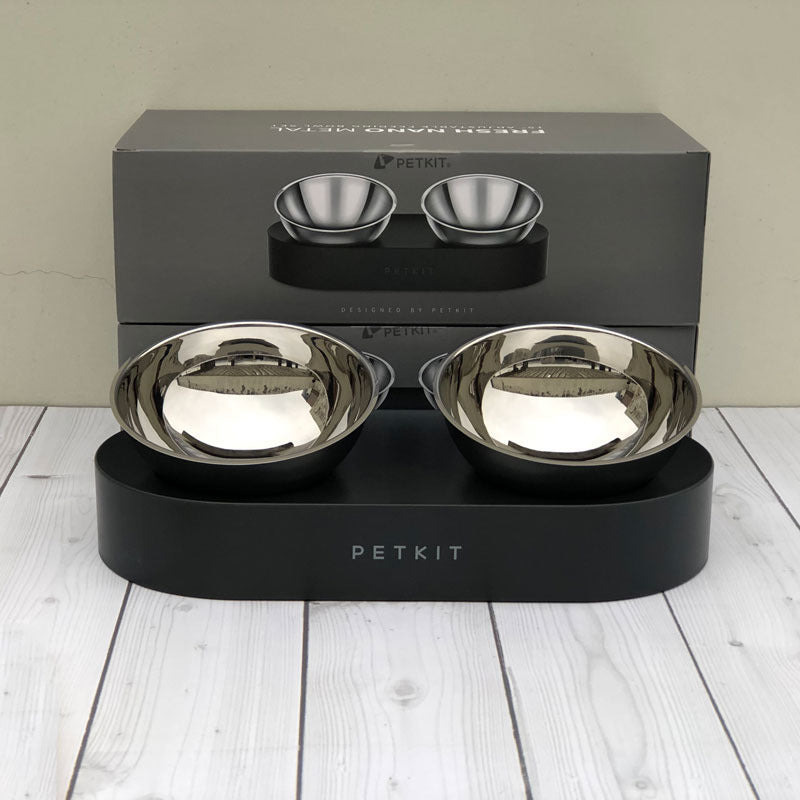 Adjustable Stainless Steel Pet Dog Food Bowl
