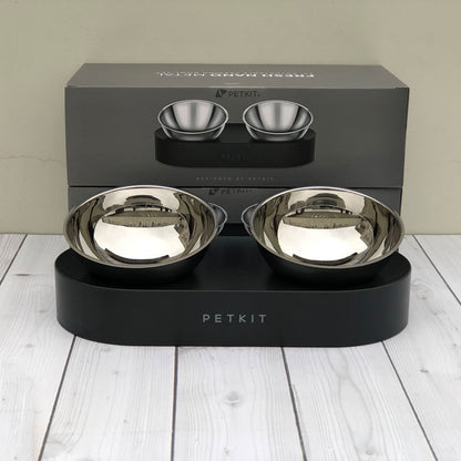 Adjustable Stainless Steel Pet Dog Food Bowl