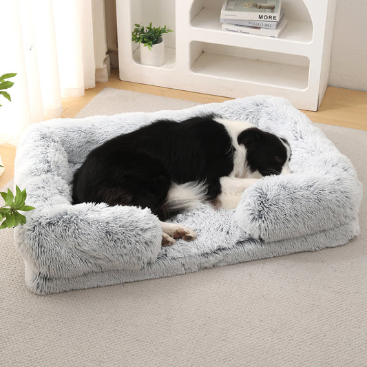 Plush Round Pet Bed Dog Bed