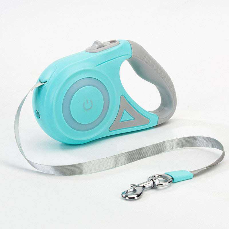 automatic retractable lighted stylish pet collar