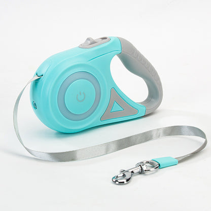 automatic retractable lighted stylish pet collar