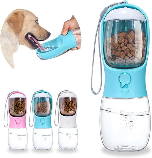 Portable food and water bowl for all breeds of cats and dogs