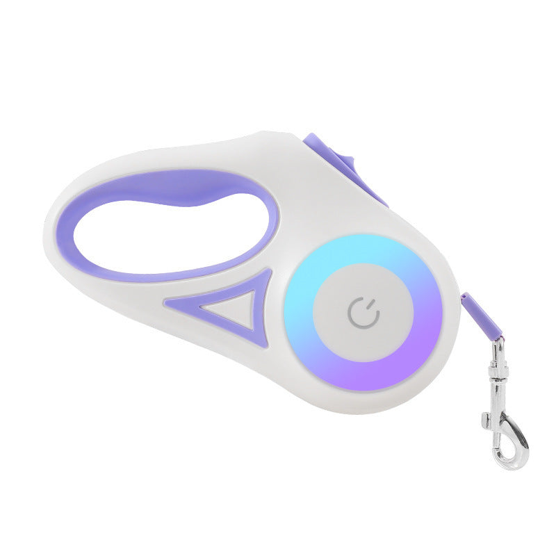 automatic retractable lighted stylish pet collar