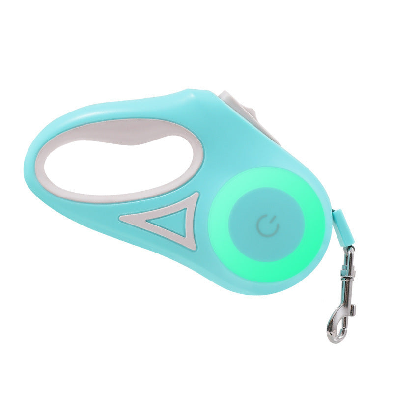 automatic retractable lighted stylish pet collar