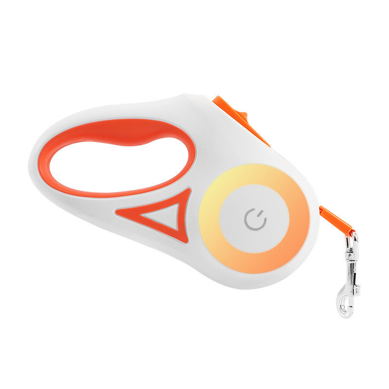 automatic retractable lighted stylish pet collar