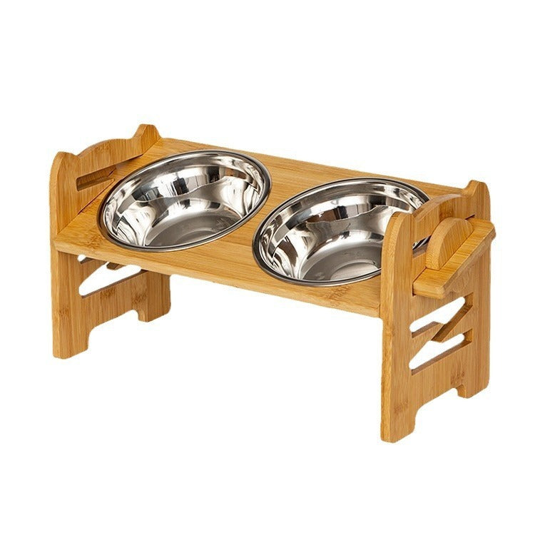 adjustable pet dog bowl stand