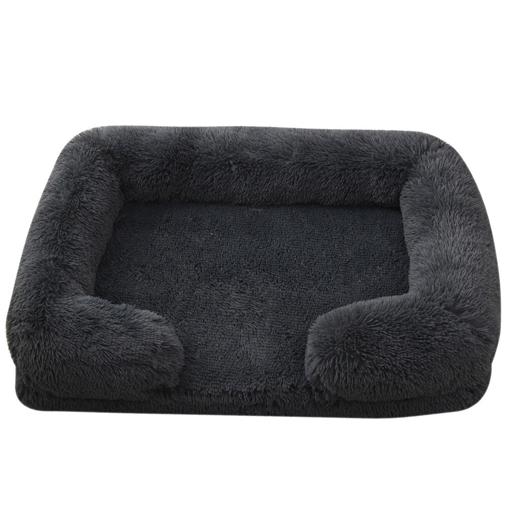 Plush Round Pet Bed Dog Bed
