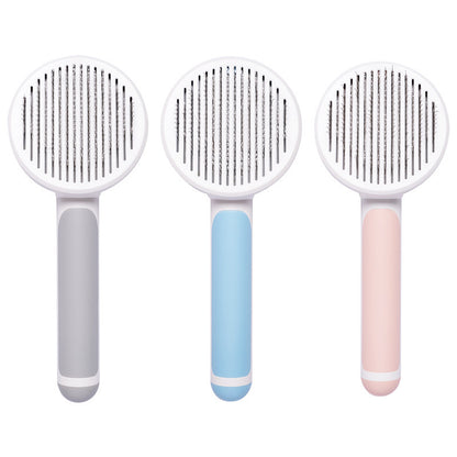 round head pet grooming comb